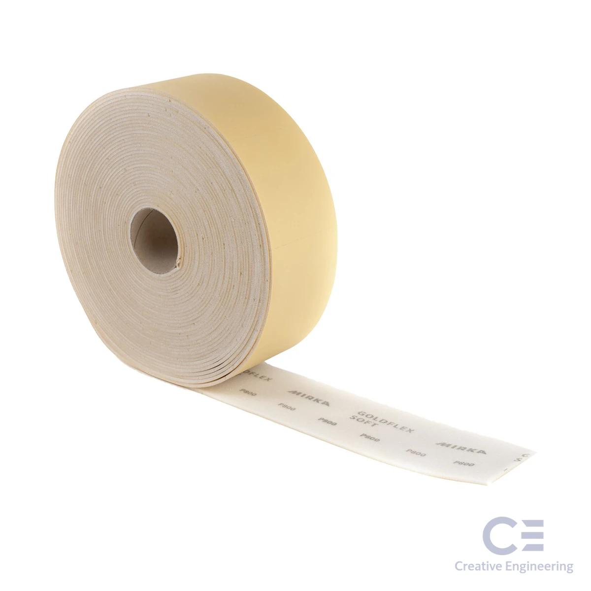 Giấy Nhám Đường Kính 115mm x 125mm 800 - Goldflex-soft 200pcs 115x125mm 800
