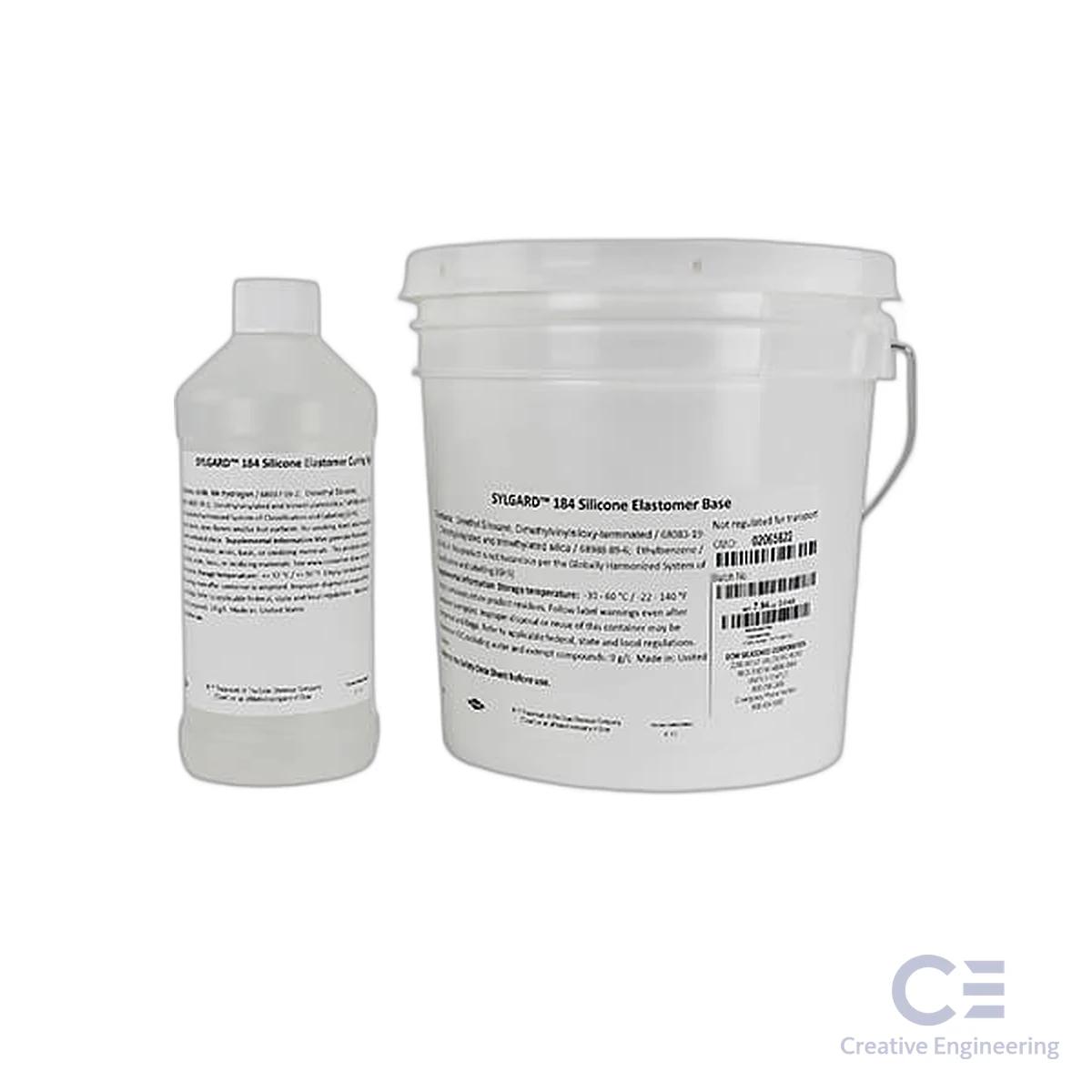 Si-li-con lỏng Sylgard 184 (0.5kg/bộ)