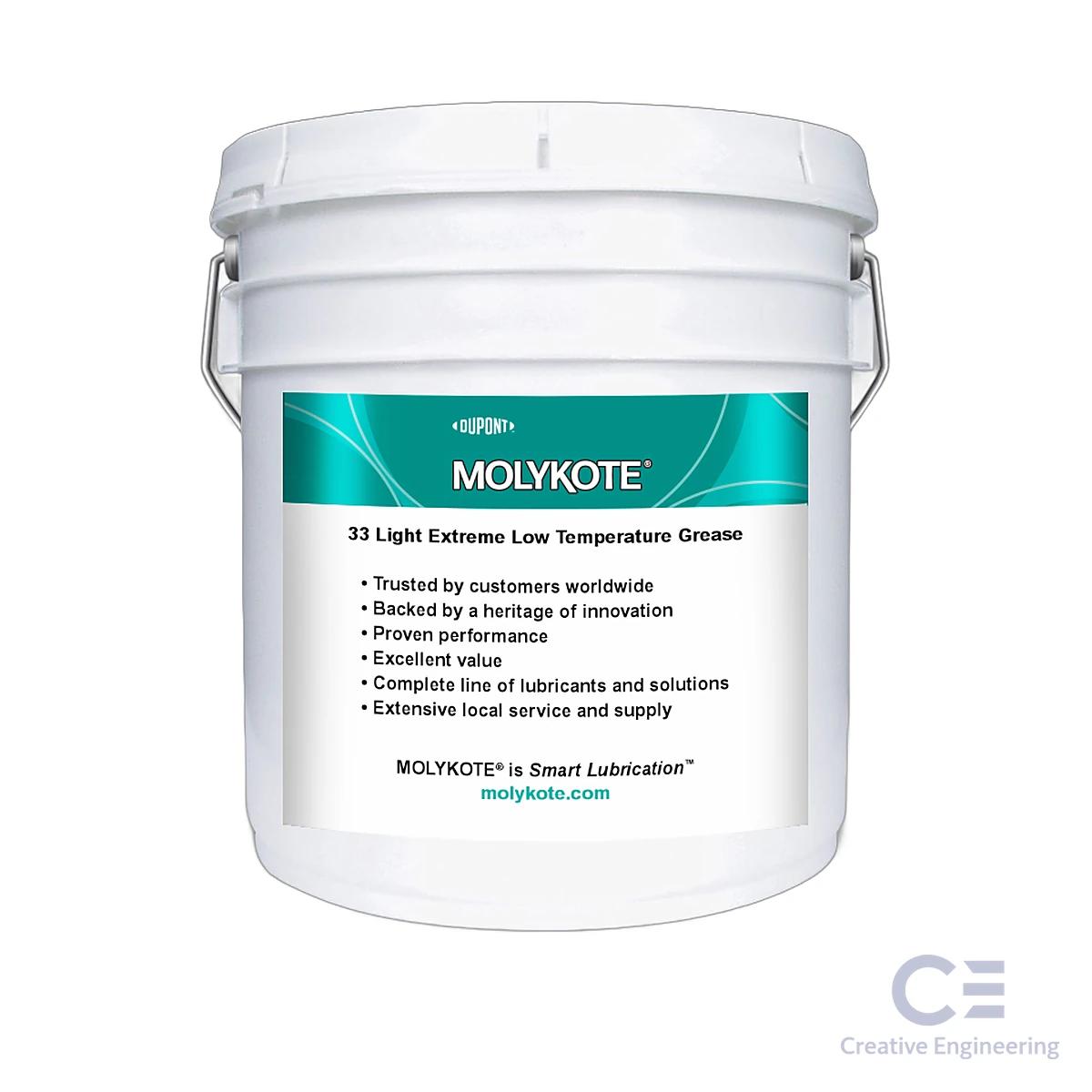 Mỡ Bôi Trơn 33 Light , 01kg/can - Molykote (R) 33 Light Extreme Low Temperature Grease 01kg can