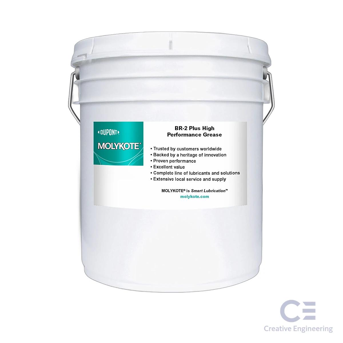 Mỡ Bôi Trơn Molykote Br-2 Plus High Performance Grease (25kg/thùng)