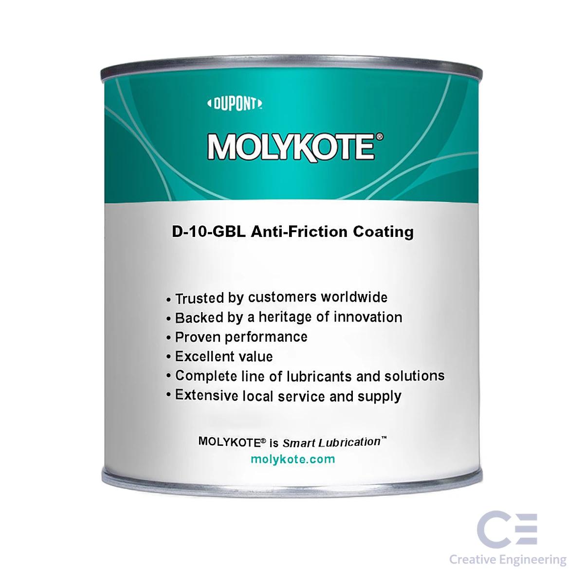 Mỡ bôi trơn Molykote D-10-GBL Anti-Friction Coating (5kg/thùng)