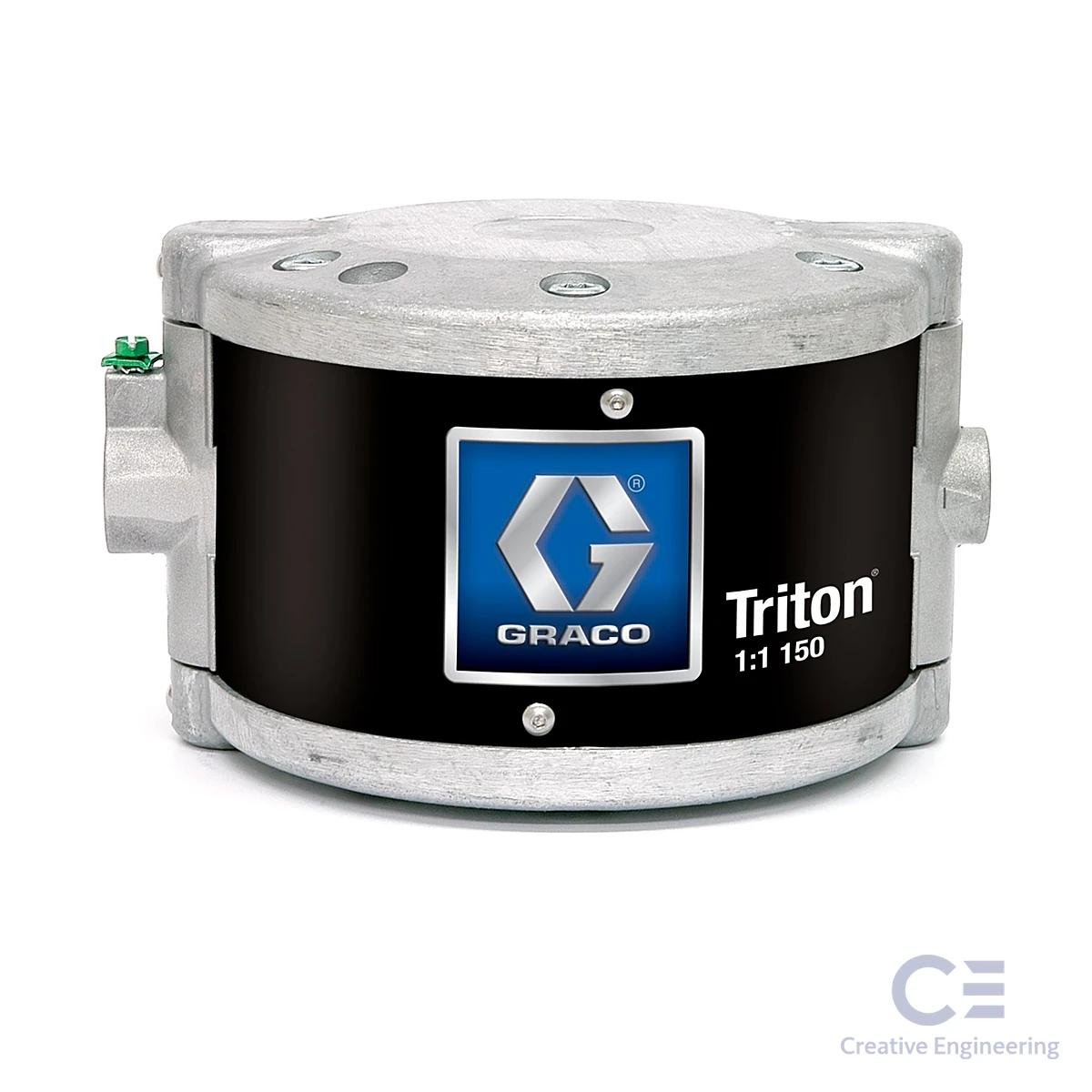 PUMP TRITON DIAPHRAGM SS 1X1