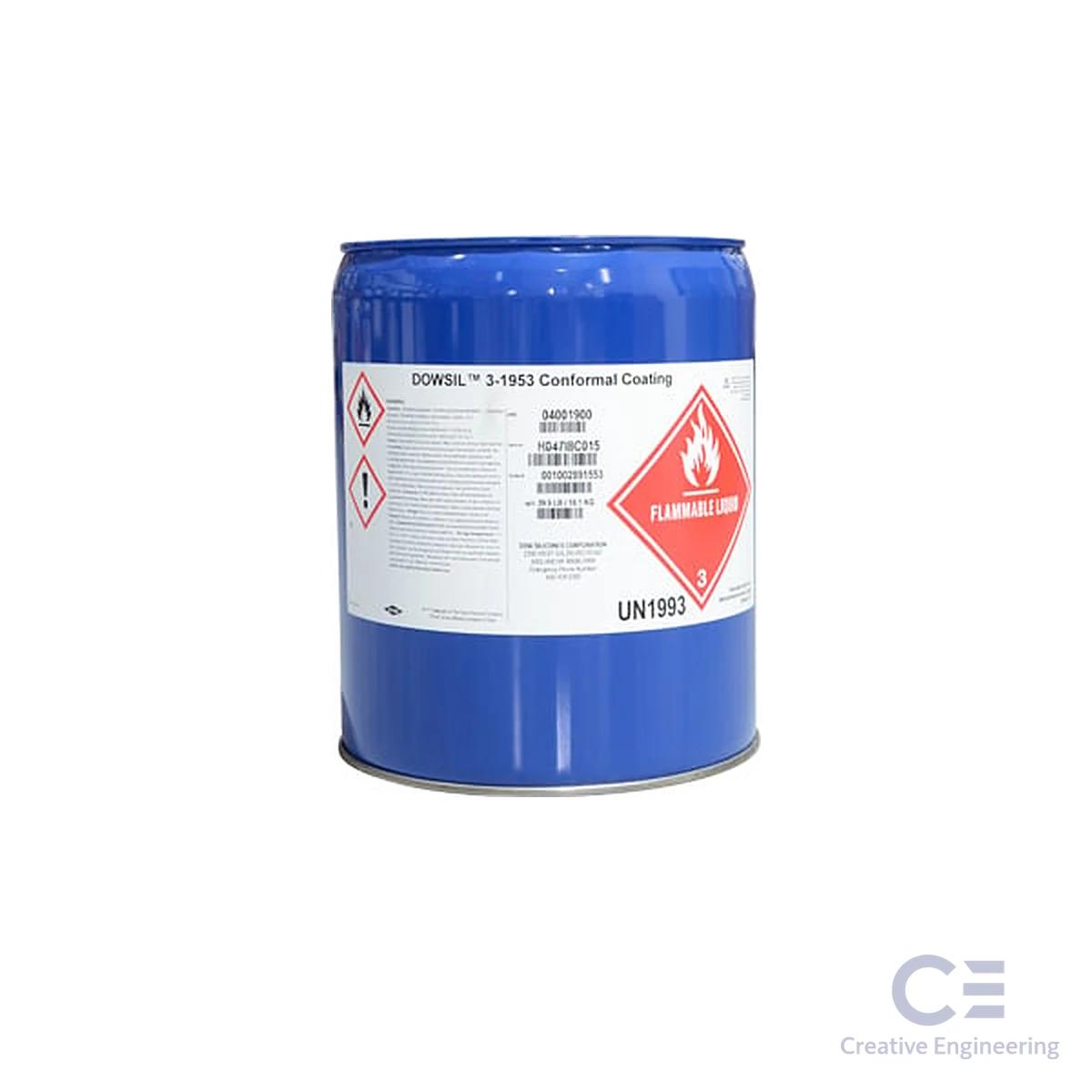 Chất phủ bảo vệ bo mạch điện tử Dowsil 3-1953 Bladder Pak (18.1kg/thùng)