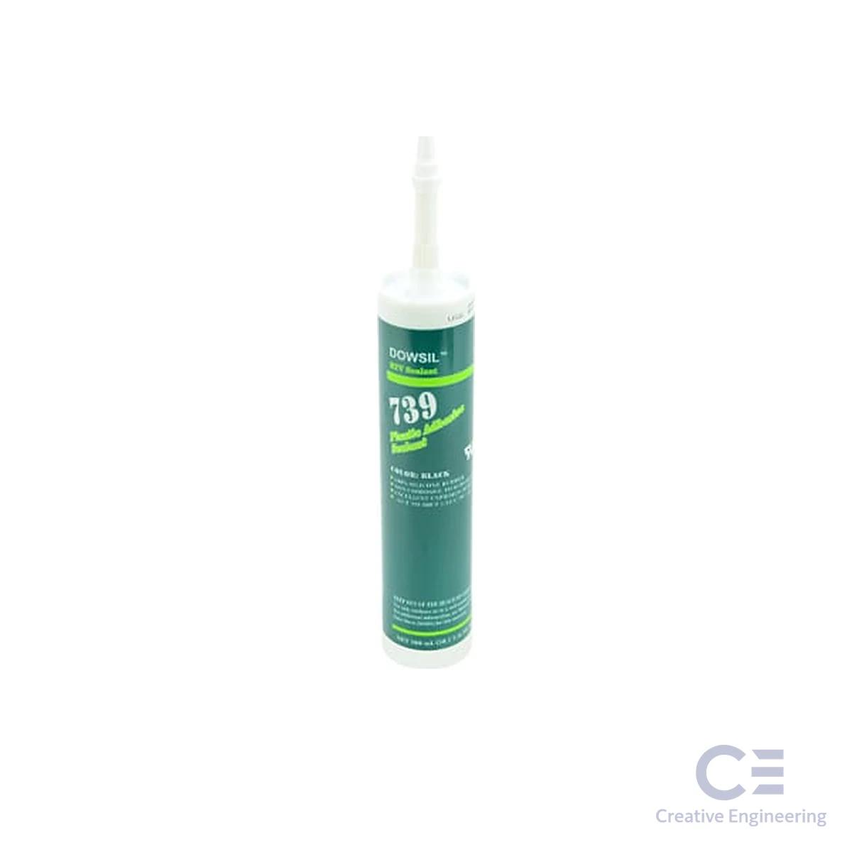 Dowsil 739 Plastic Adhesive-Black 300ml/ chai