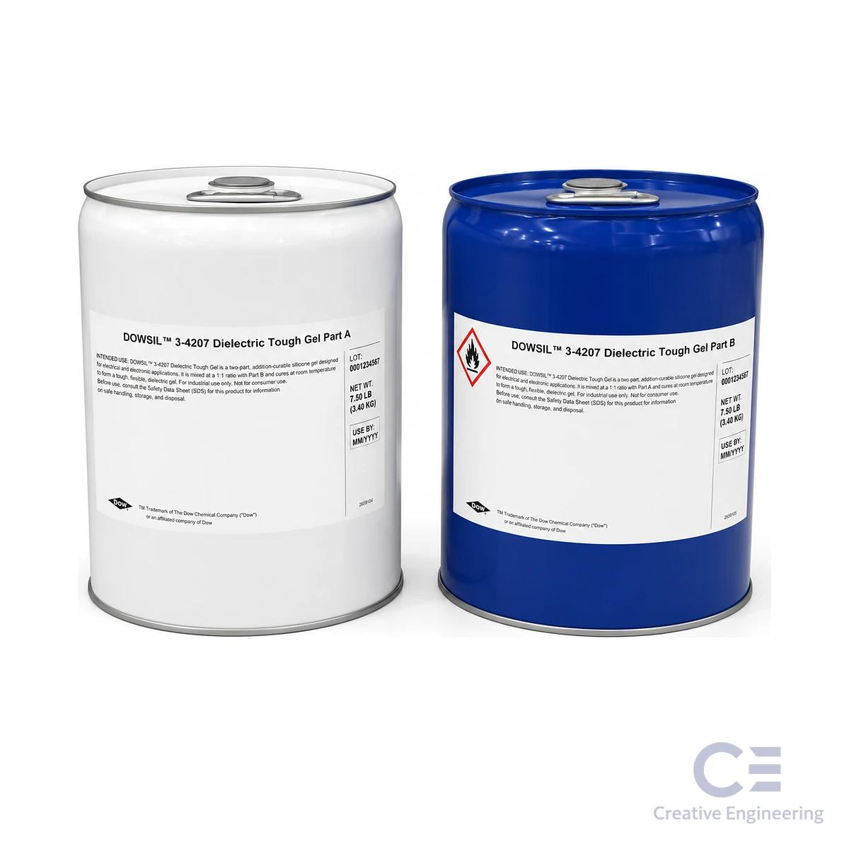 Keo DOWSIL™3-4207 Dielectric Tough Gel 210ml