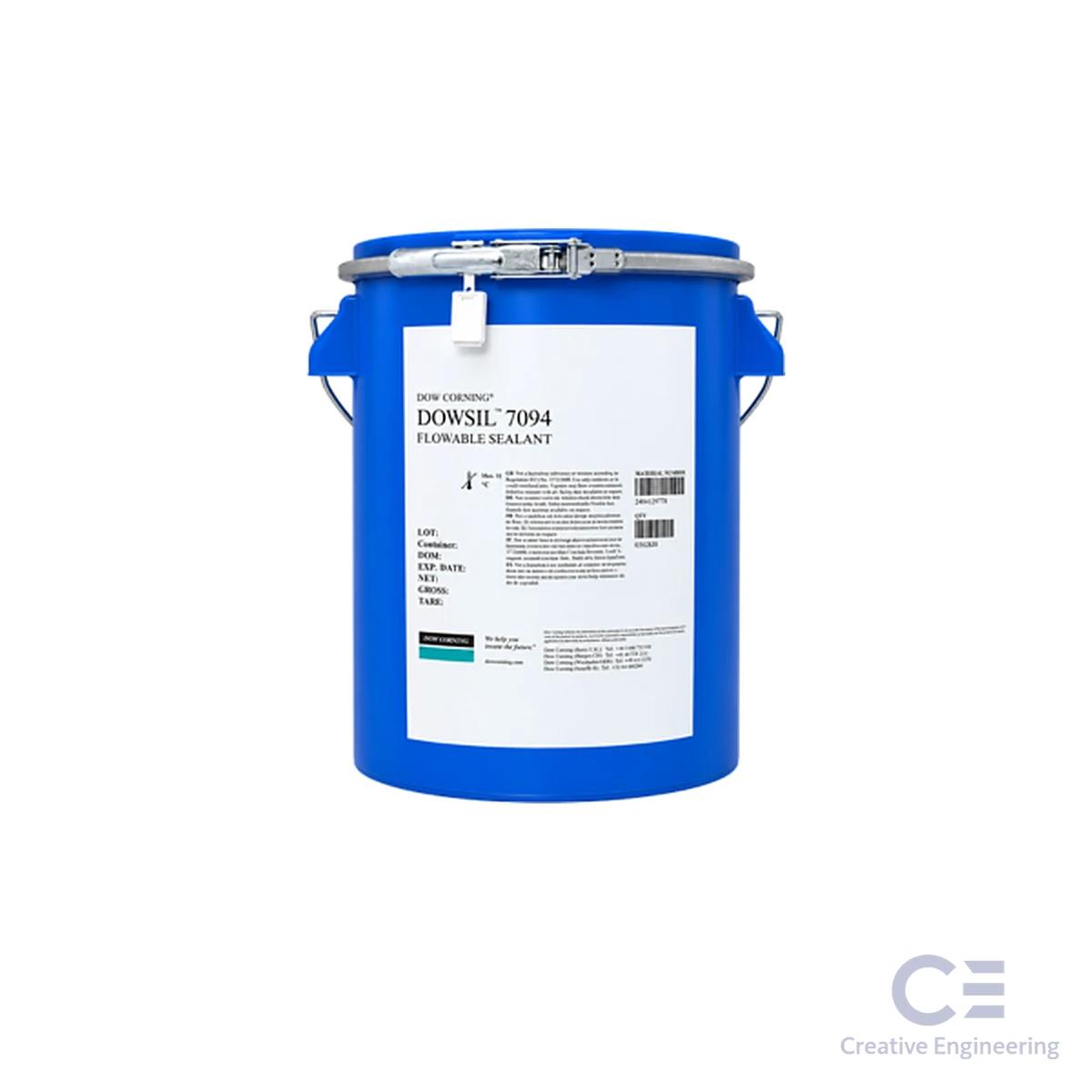 Keo silicone tự chảy DOWSIL 7094 Flowable Sealant, 22 kg/thùng