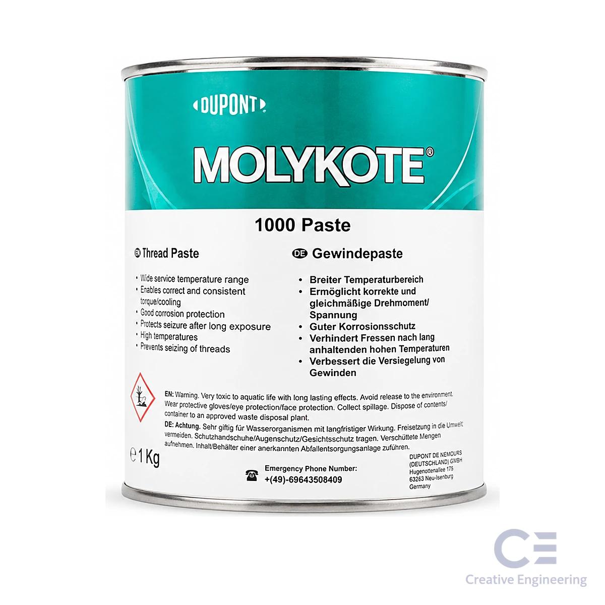 Mỡ Bôi Trơn Molykote 1000  Paste 25kg/thùng
