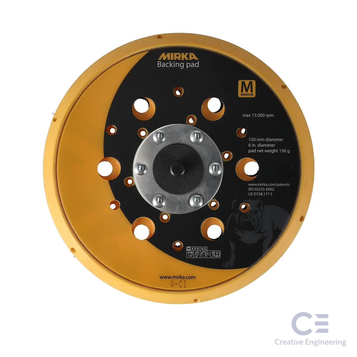 Đế của máy chà nhám điện 650CV 150mm, hiệu Mirka