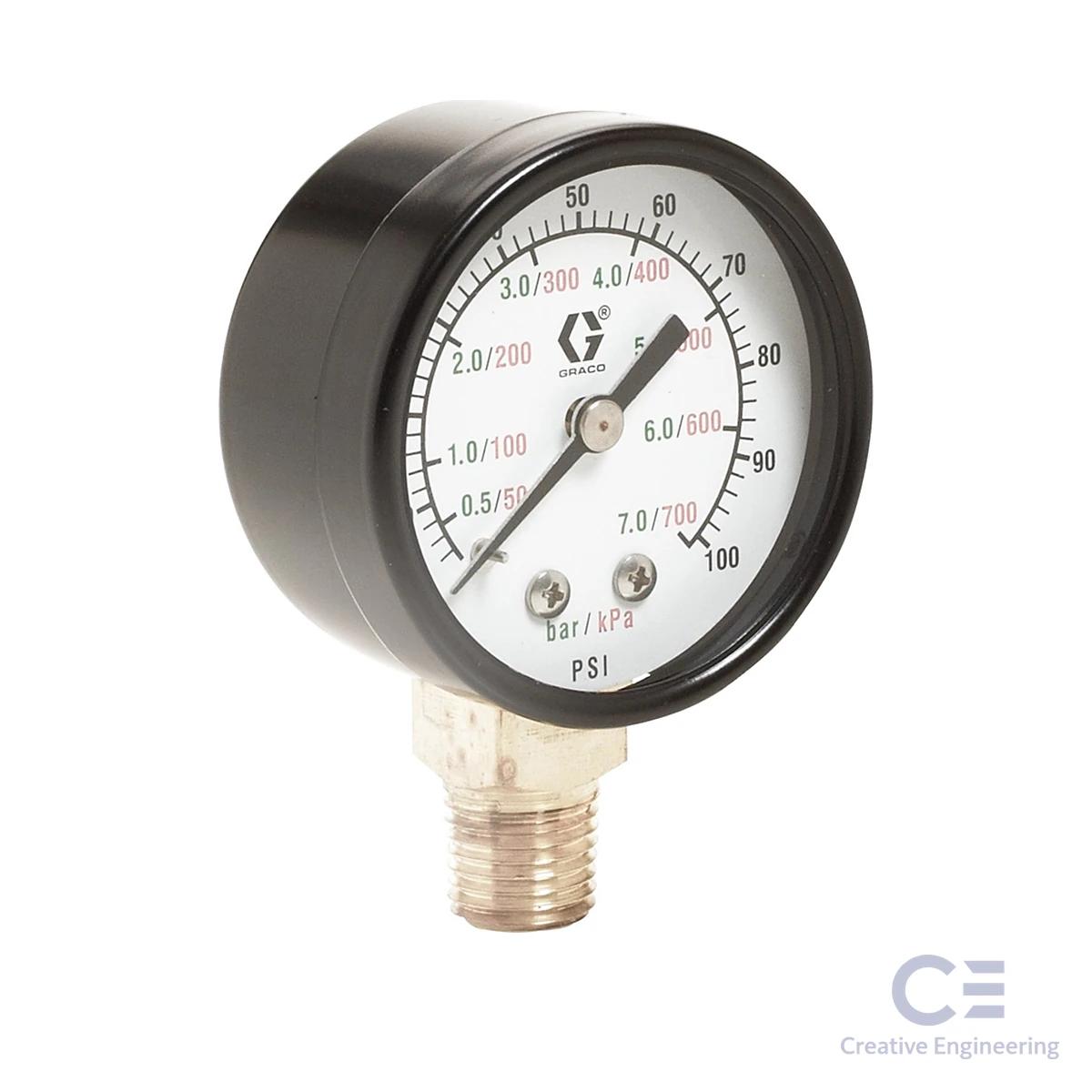 GAUGE,200PSI,BOTTOM - 100960